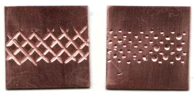 Crosshatch and dimple baseplates