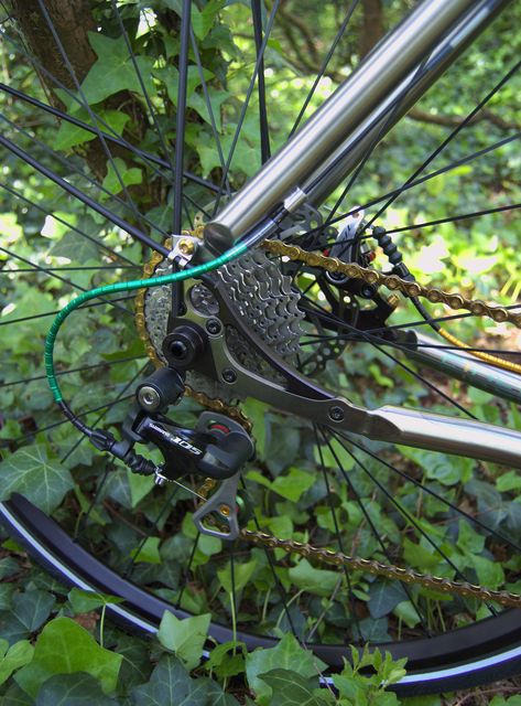 Close-up of cranks